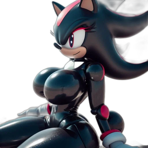 3d render, concept art, anime, dark transparent PNG cut-out