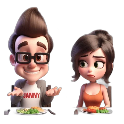 food, 3d render, concept art, cartoon transparent PNG cut-out