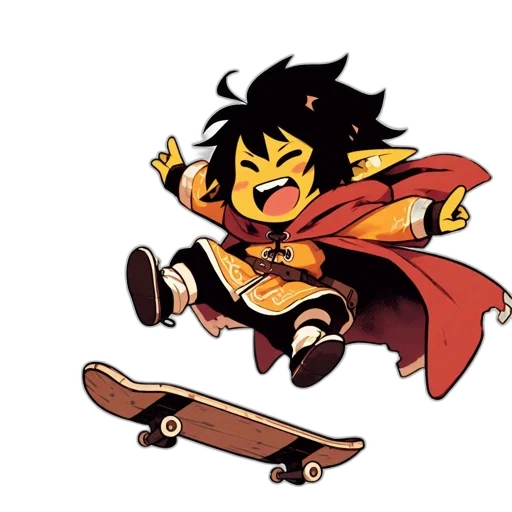cartoon, comic book art, concept art, anime transparent PNG cut-out