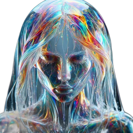 face, mask, hair, dress transparent PNG cut-out