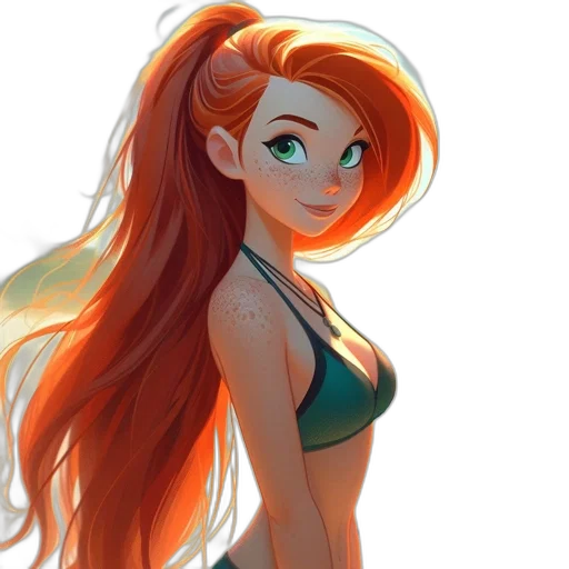dress, anime, fantasy art, concept art transparent PNG cut-out