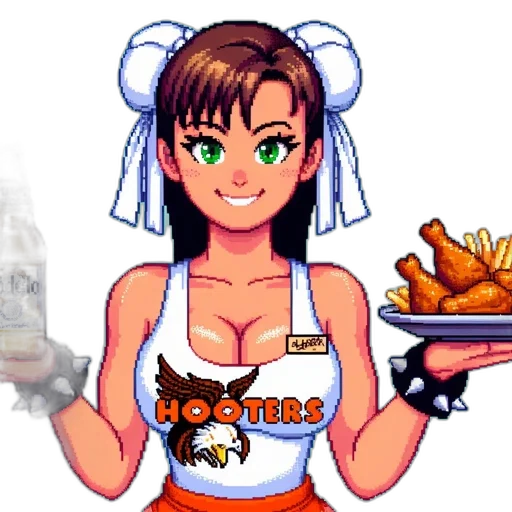 food, pixel art, anime, cartoon transparent PNG cut-out