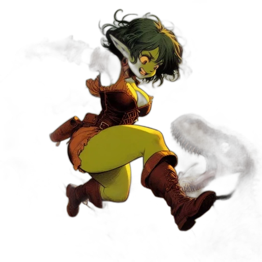dragon, staff, concept art, comic book art transparent PNG cut-out
