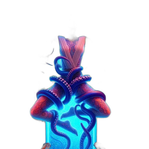bottle, crown, creature, dress transparent PNG cut-out