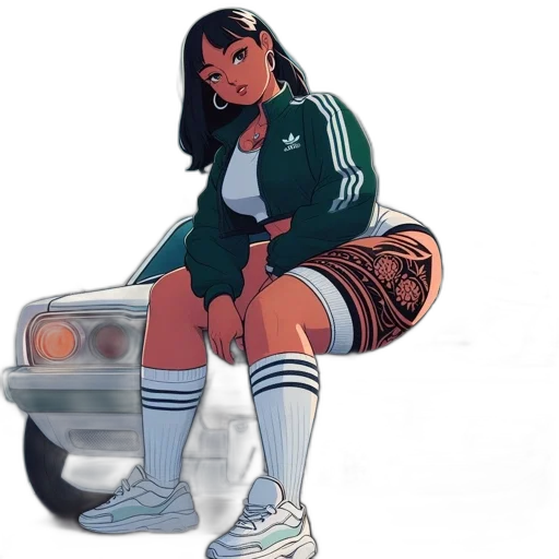 jacket, car, shoes, dress transparent PNG cut-out