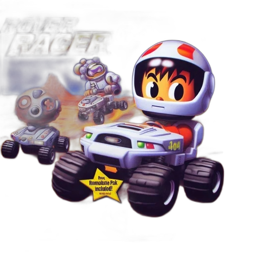 robot, car, concept art, pixel art transparent PNG cut-out