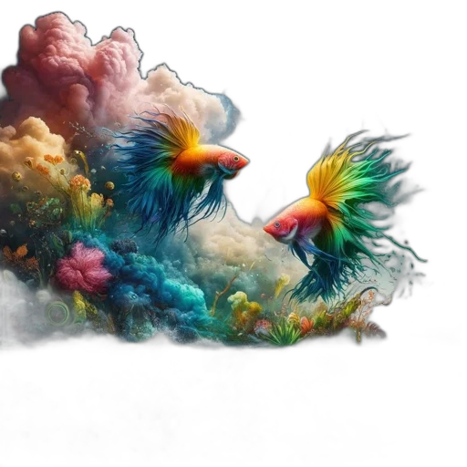 dragon, hair, animal, creature transparent PNG cut-out