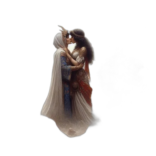 jewelry, dress, sword, staff transparent PNG cut-out