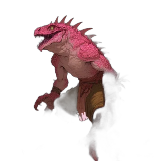 creature, dragon, animal, staff transparent PNG cut-out