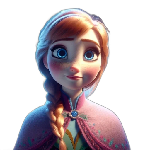 face, dress, staff, crown transparent PNG cut-out