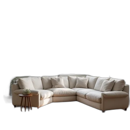furniture, 3d render, photorealistic, earth tones transparent PNG cut-out