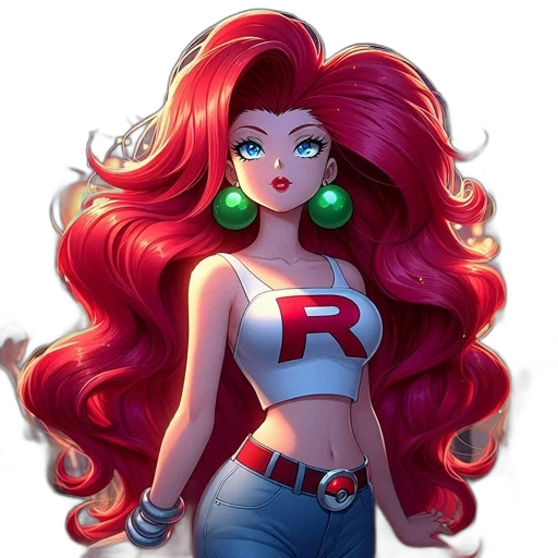 hair, dress, jewelry, comic book art transparent PNG cut-out