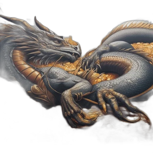 dragon, creature, animal, fantasy art transparent PNG cut-out
