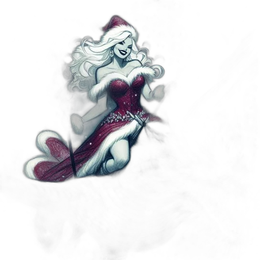 dress, staff, fantasy art, concept art transparent PNG cut-out