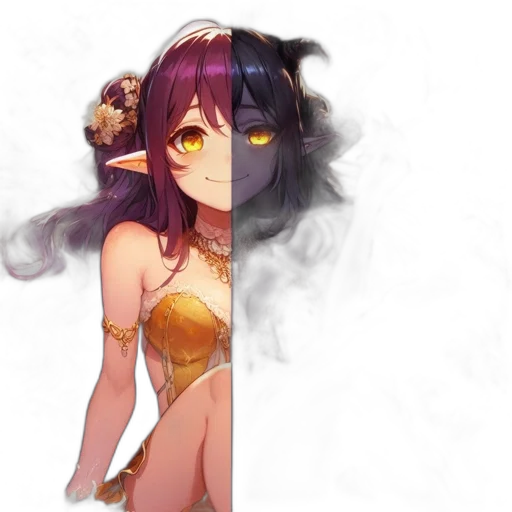 mask, creature, dress, crown transparent PNG cut-out