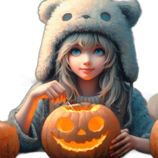 face, mask, creature, fantasy art transparent PNG cut-out