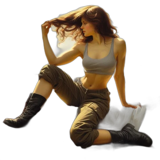 photorealistic, concept art, fantasy art, oil painting transparent PNG cut-out