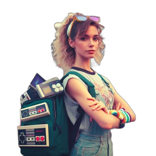 jacket, staff, robot, concept art transparent PNG cut-out
