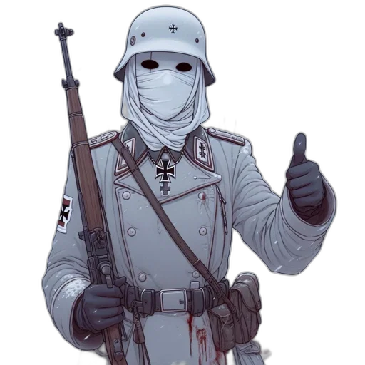 weapon, mask, staff, hat transparent PNG cut-out
