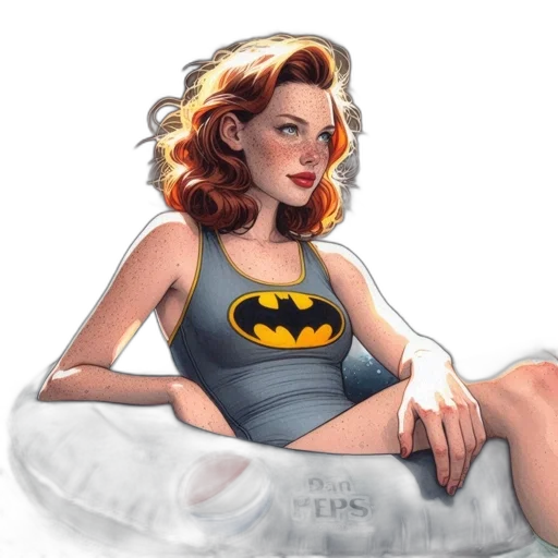 comic book art, concept art, photorealistic, cartoon transparent PNG cut-out