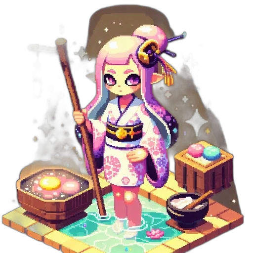 staff, pixel art, fantasy art, concept art transparent PNG cut-out