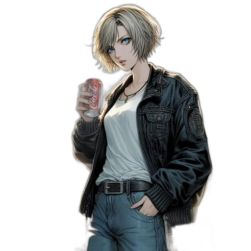 jacket, weapon, bottle, robot transparent PNG cut-out