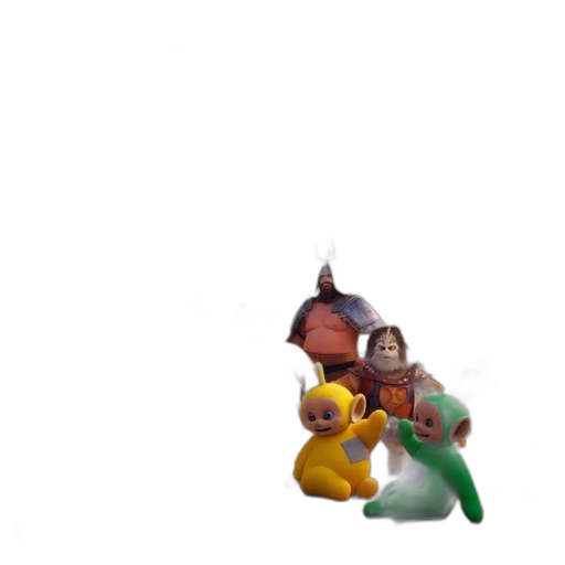 staff, creature, dragon, crown transparent PNG cut-out