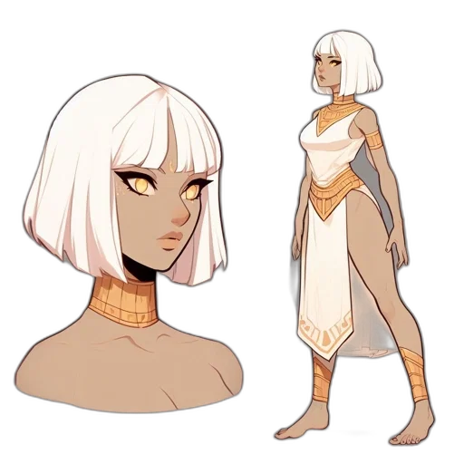 concept art, fantasy art, comic book art, anime transparent PNG cut-out