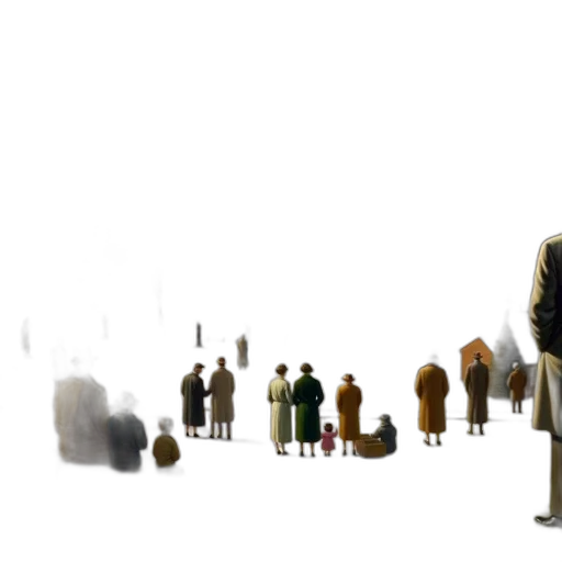 staff, robot, jacket, concept art transparent PNG cut-out