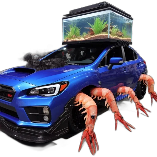 car, creature, animal, dragon transparent PNG cut-out