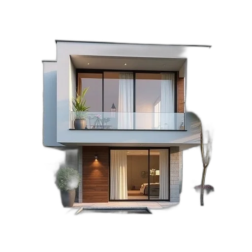 building, 3d render, photorealistic, concept art transparent PNG cut-out