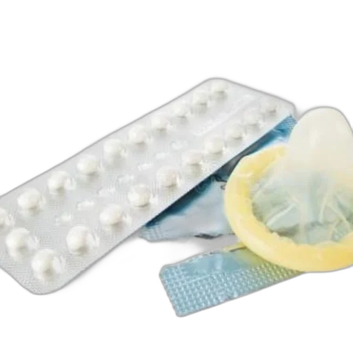 contraceptive, pills, condoms, white transparent PNG cut-out