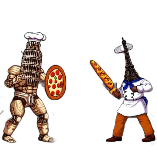 food, weapon, staff, pixel art transparent PNG cut-out