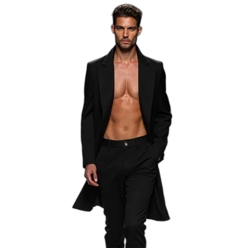 jacket, dark, adriano, who transparent PNG cut-out