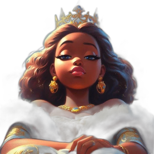crown, concept art, fantasy art, photorealistic transparent PNG cut-out