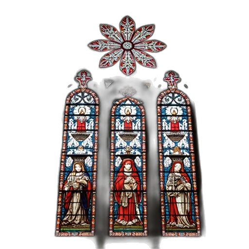 crown, jewelry, stained, glass transparent PNG cut-out