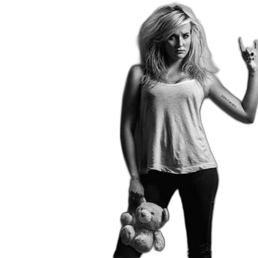 photorealistic, woman, casual, tank transparent PNG cut-out