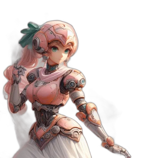 robot, weapon, concept art, fantasy art transparent PNG cut-out