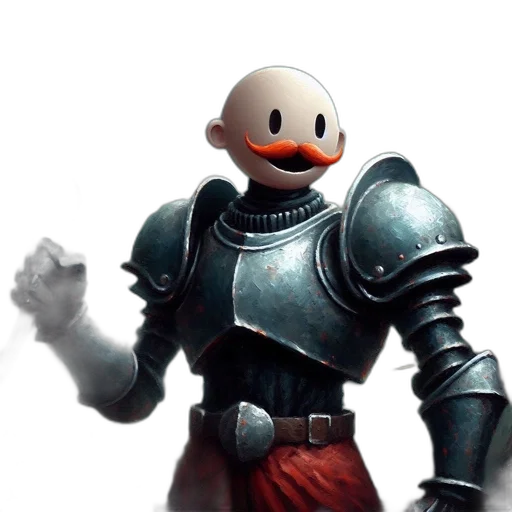 robot, mask, weapon, creature transparent PNG cut-out