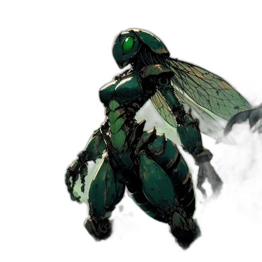 robot, dragon, creature, concept art transparent PNG cut-out