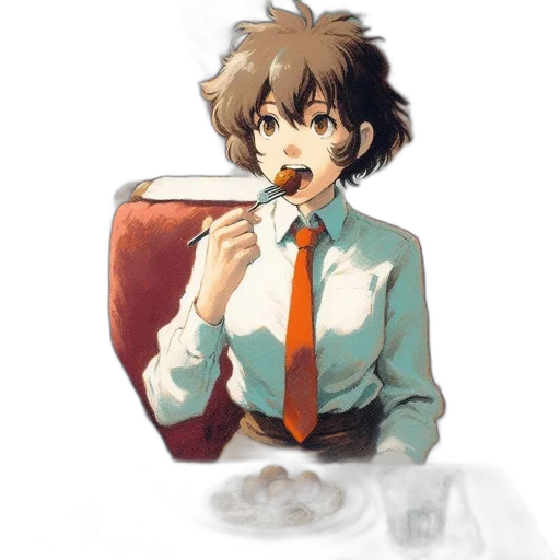 food, staff, face, robot transparent PNG cut-out