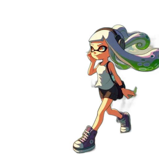 dress, weapon, staff, pixel art transparent PNG cut-out