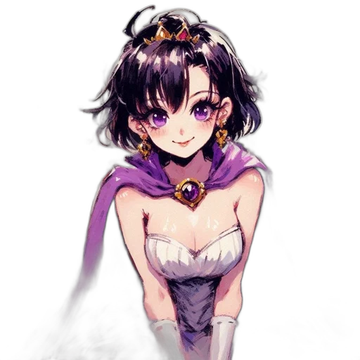crown, dress, jewelry, staff transparent PNG cut-out