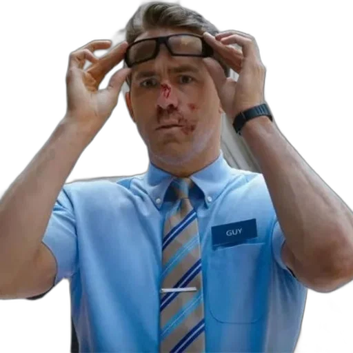 staff, face, mask, man transparent PNG cut-out
