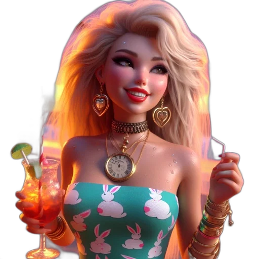 jewelry, fantasy art, concept art, 3d render transparent PNG cut-out