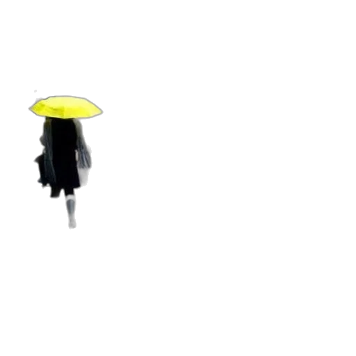 umbrella, hat, staff, robot transparent PNG cut-out