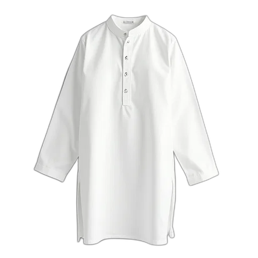 jacket, dress, white, kurta transparent PNG cut-out