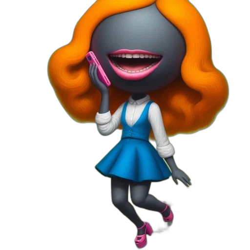 mask, dress, staff, creature transparent PNG cut-out