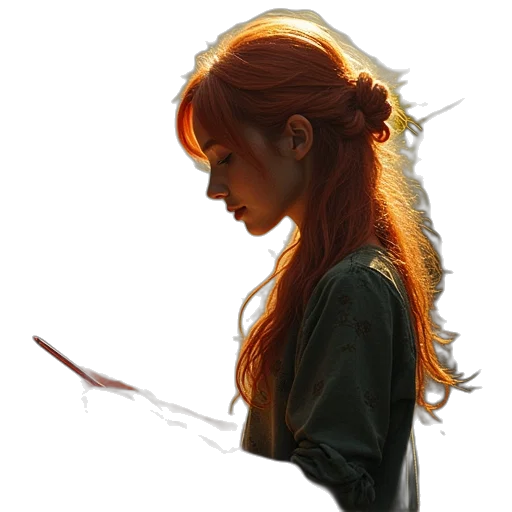 face, staff, sword, dress transparent PNG cut-out