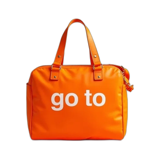 orange, water, resistant, lightweight transparent PNG cut-out